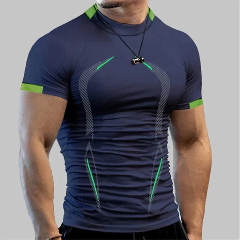 AlphaLift "Ghost" Fitted Compression T-shirt | Black - Official AlphaLift Fit