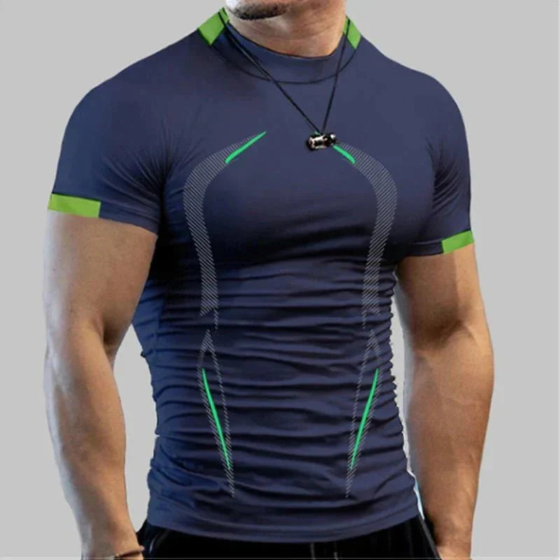 AlphaLift "Ghost" Fitted Compression T-shirt | Red - Official AlphaLift Fit