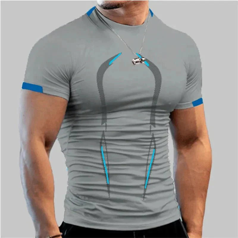 AlphaLift "Ghost" Fitted Compression T-shirt | Red - Official AlphaLift Fit