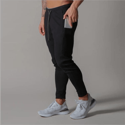 AlphaLift "Juggernaut" | Premium Lifting Series | Tapered Tech Joggers | Black - Official AlphaLift Fit