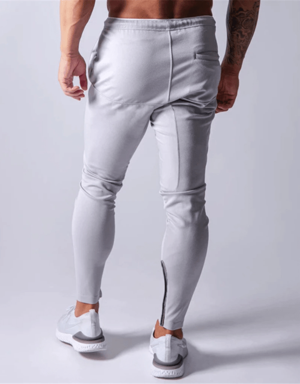 AlphaLift "Juggernaut" | Premium Lifting Series | Tapered Tech Joggers | Blue - Official AlphaLift Fit