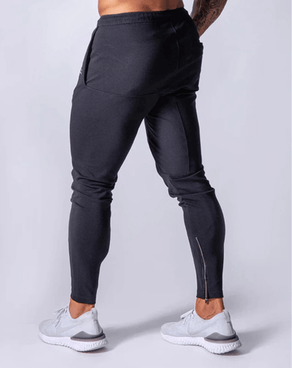 AlphaLift "Juggernaut" | Premium Lifting Series | Tapered Tech Joggers | Elusive Gray - Official AlphaLift Fit
