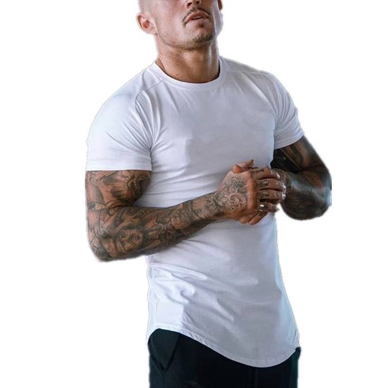 AlphaLift "Showtime" Fitted Tee | Gray - Official AlphaLift Fit