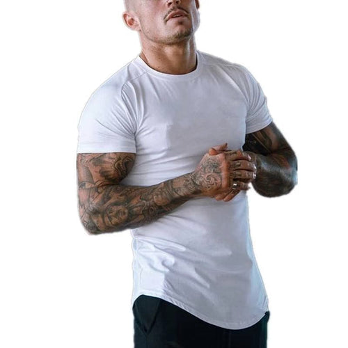 AlphaLift "Showtime" Fitted Tee | Gray - Official AlphaLift Fit