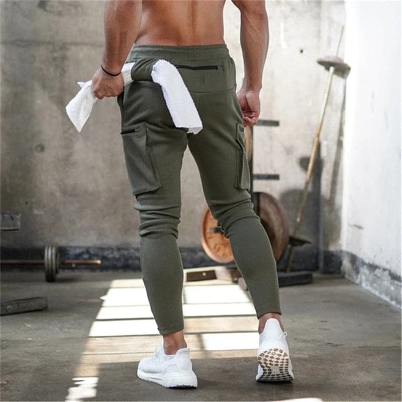 AlphaLift "Spartan" | Premium Series Tech Joggers | Beige - Official AlphaLift Fit