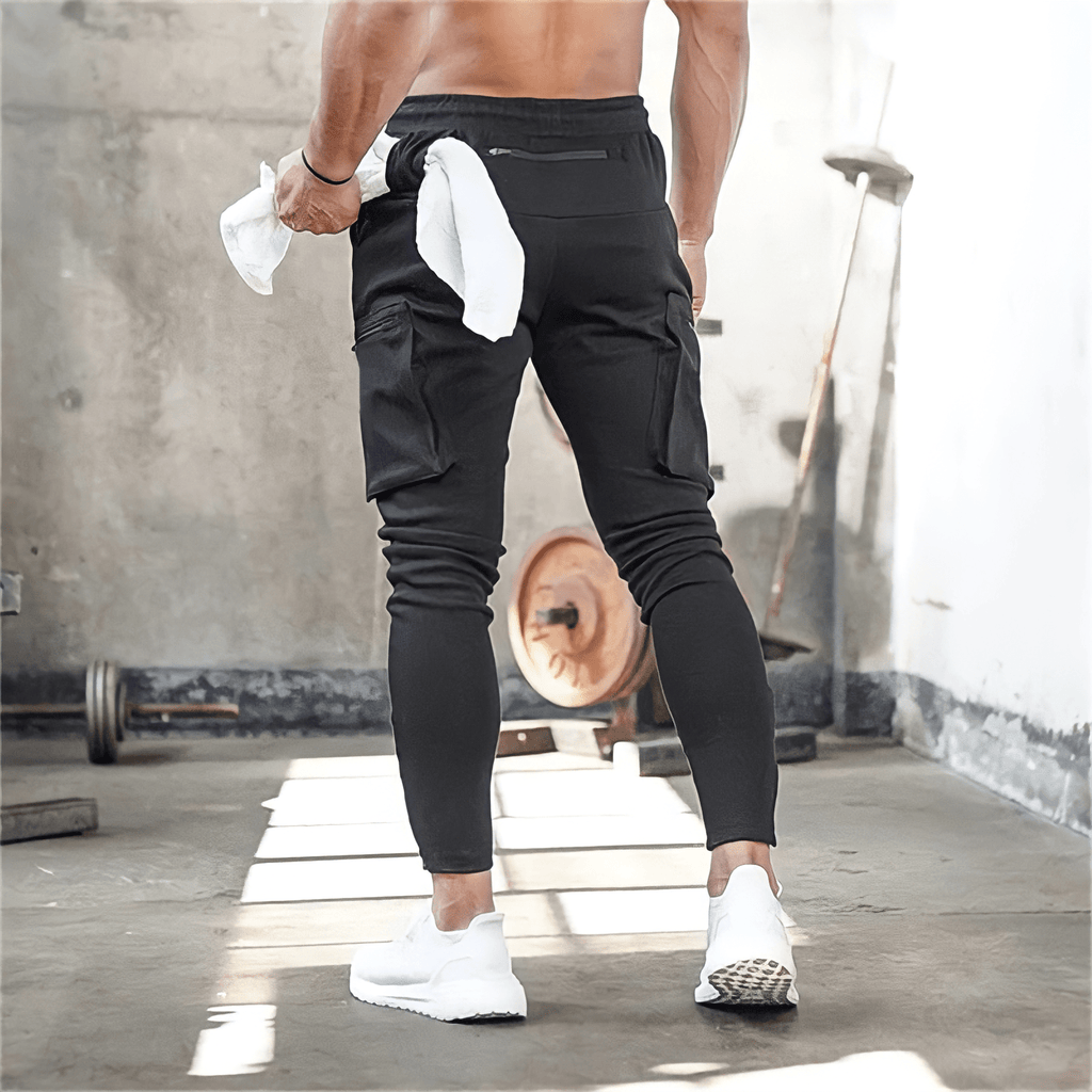 AlphaLift "Spartan" | Premium Series Tech Joggers | Beige - Official AlphaLift Fit