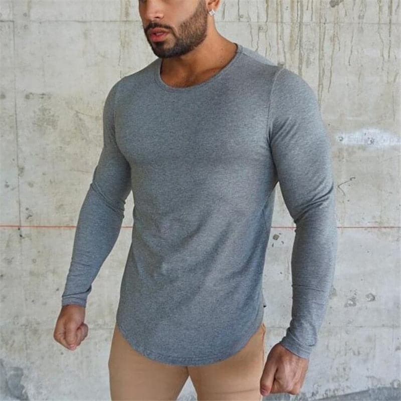 AlphaLift "Steeze" Fitted Long Sleeve | Black - Official AlphaLift Fit