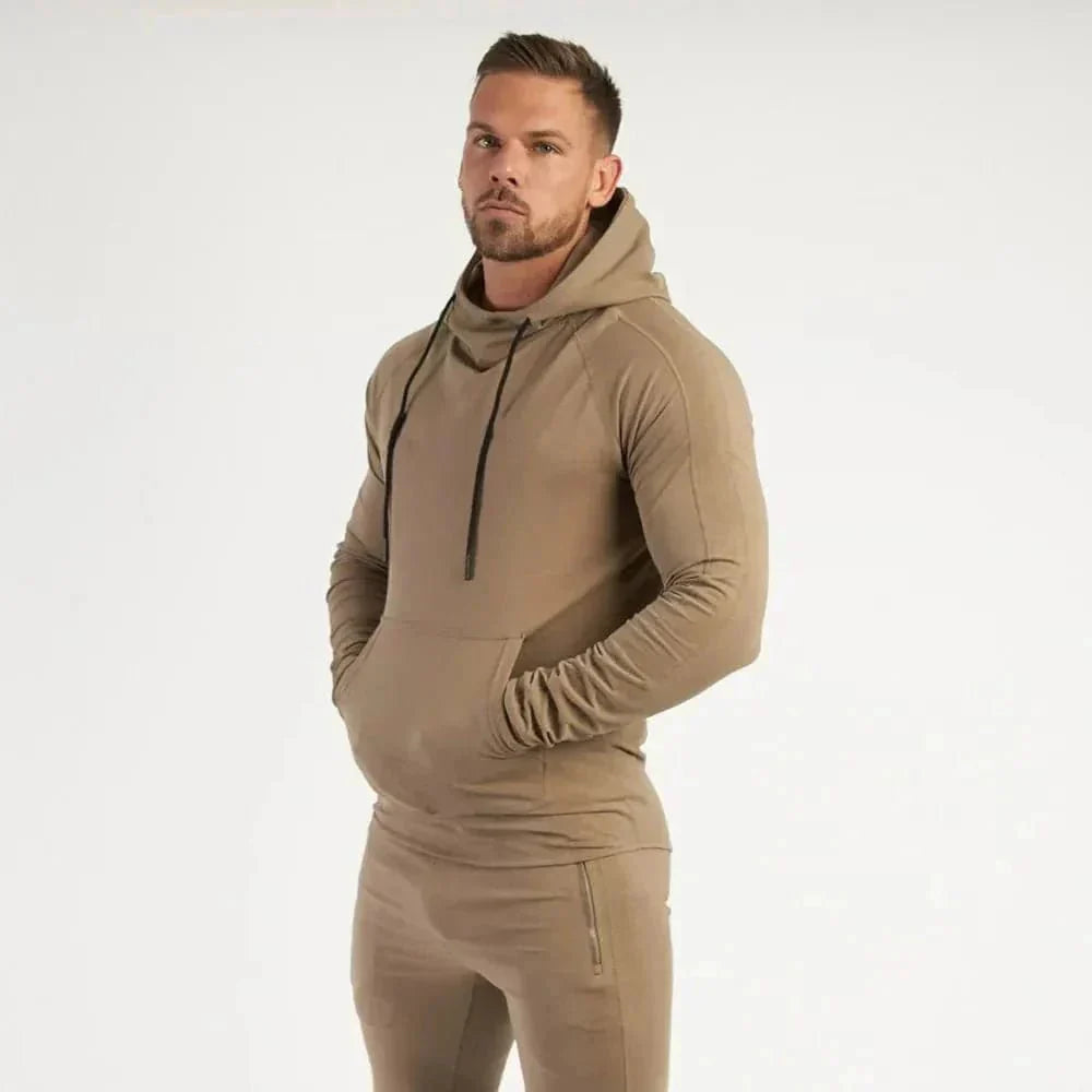 AlphaLift "Vanquish" Premium Series Hoodie | Khaki - Official AlphaLift Fit